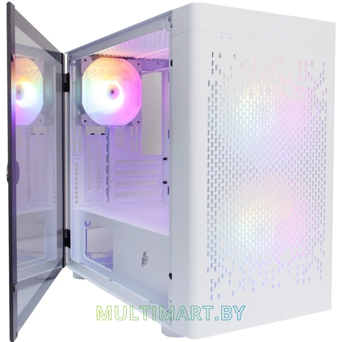 Корпус 1stPlayer DK D3-B (D3-B-WH-2F1P-W-1F1-W)